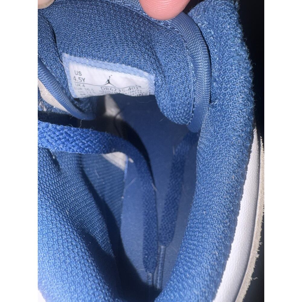 Jordan 1 Wht & Denim Size 4.5Y - Picture 7 of 7